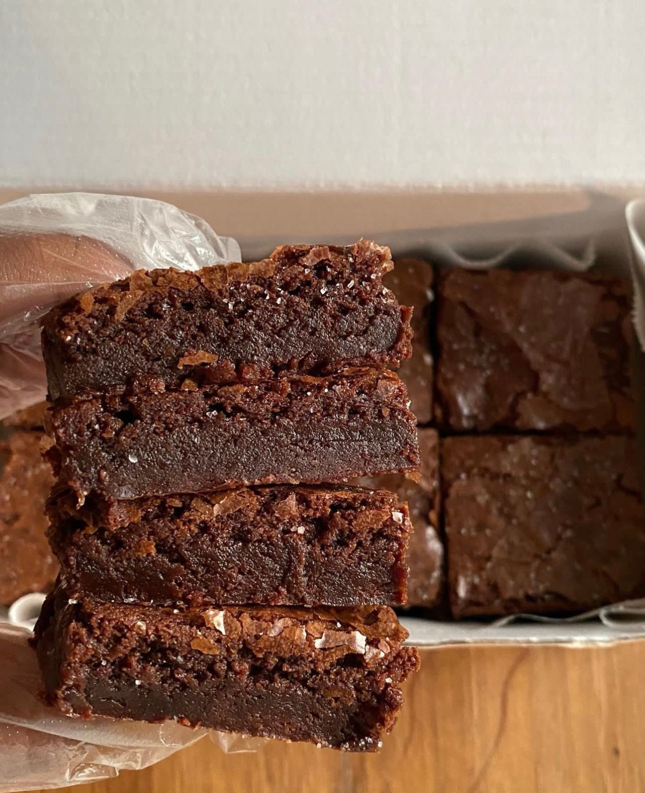 12 pcs sea salt brownies